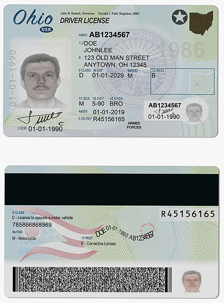 Ohio Driver License Generator